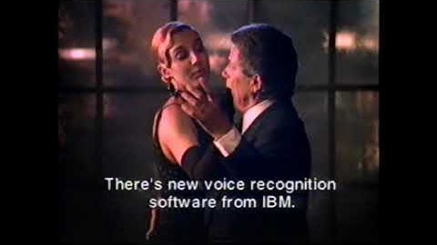 1995 IBM "New voice recognition software" TV Commercial