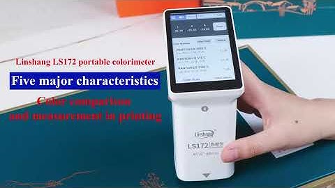 Colorimeter for Printing Feature LS172