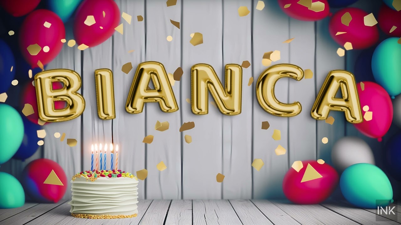 Personalised Birthday Name Animated Frame TV Art