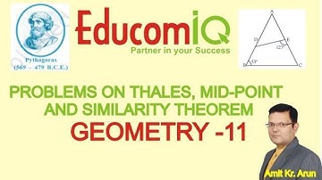 Geometry-  Problems on Concept of BPT, Mid point ,Similarity Theorem Part-11