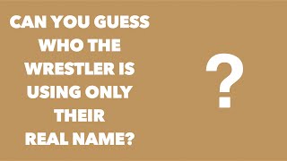 Can you guess these 10 WWE superstars using only their real name? (Part 2) screenshot 5