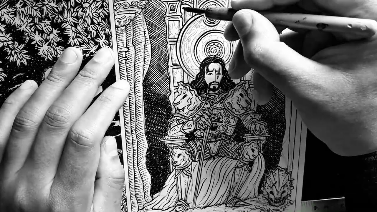 Drawing a Page from Wikadel! Vol.2 (Full Illustration Time-lapse)