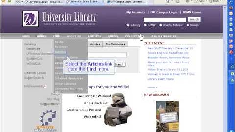 How to Access Library Databases from On & Off Campus