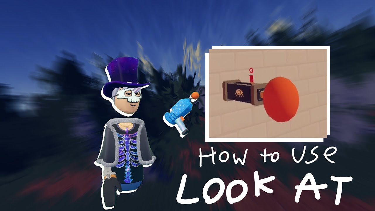 How to use the look at gizmo in rec room! YouTube