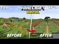 I Tranformed whole village in minecraft survival ep :- 9 | minecraft survival 1.21|