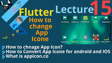 Flutter in Hindi || App Icon Change in Flutter || Lec # 15