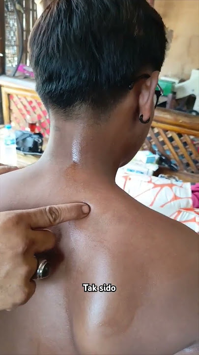 Sakit leher, sakit bahu pijat bagian ini #education #shorts