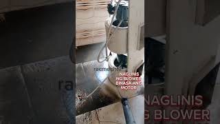 Naglinis Ng Blower Binasa Ang Motor