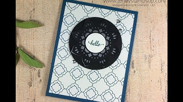 Eastern Medallions die cuts using Stampin Up products with Jenny Hall
