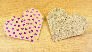 Herz Origami Idee Geschenk Idee Für Muttertag
