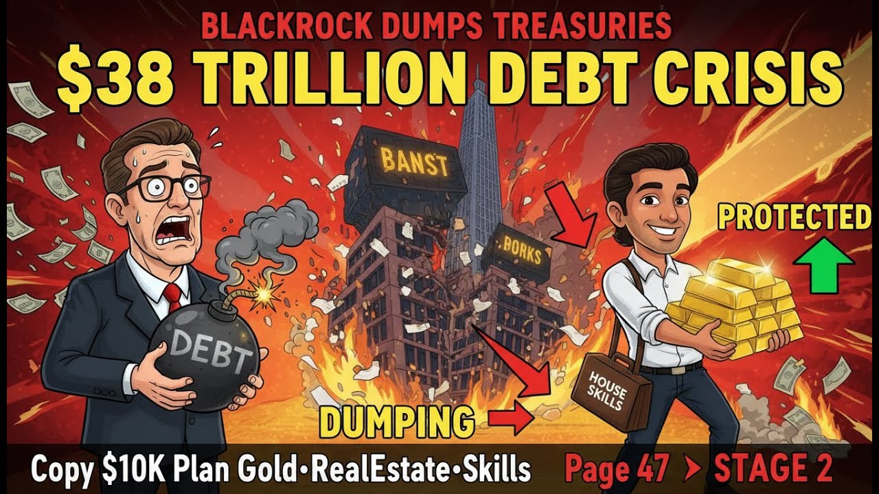 🚨 BLACKROCK'S HIDDEN SIGNAL: "$10 Trillion Exiting U.S. Debt" — Copy Their Exact Protection Plan