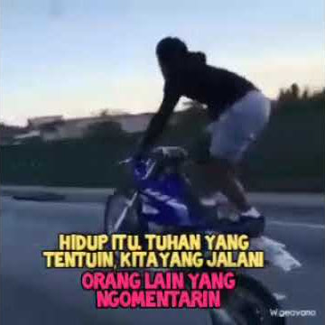 STORY WA...  STANDING MOTOR //HIDUP SANTAY//KEREN MANTULL