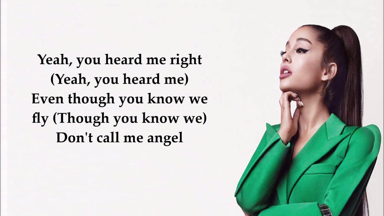 Ariana Grande, Miley Cyrus, Lana Del Rey - Don’t Call Me Angel Lyrics ...