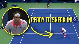 Roger Federer: 8 Minutes of the SABR (Sneak Attack by Roger!)