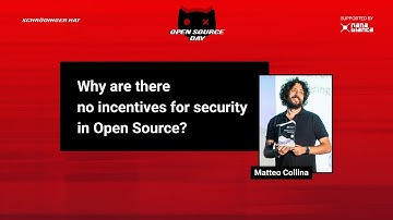 Why are there no incentives for security in Open Source? - Matteo Collina