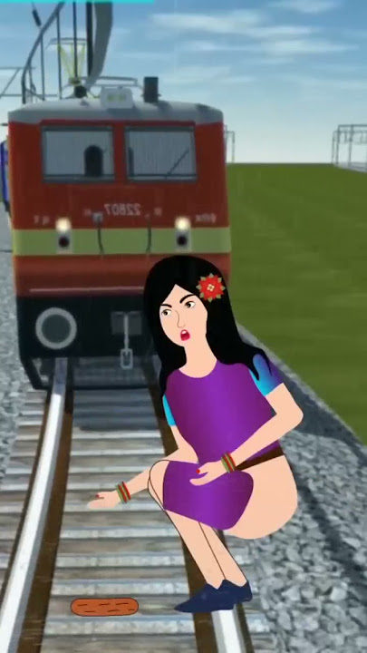 2 potty girls vs train 😂😂😂 #comedy #funny #shorts #animation #cartoon2022