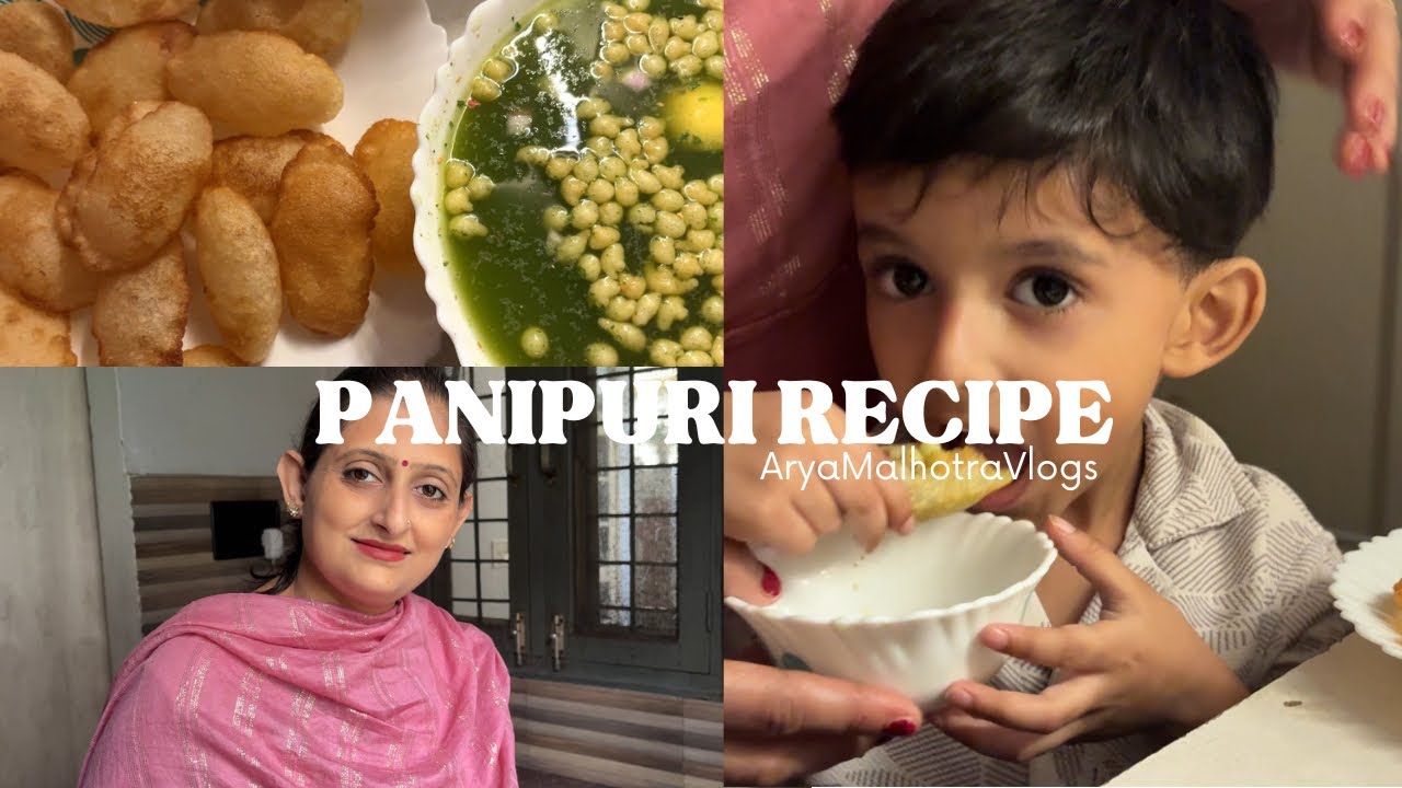 pani puri buatan sendiri‼️resep pani puri