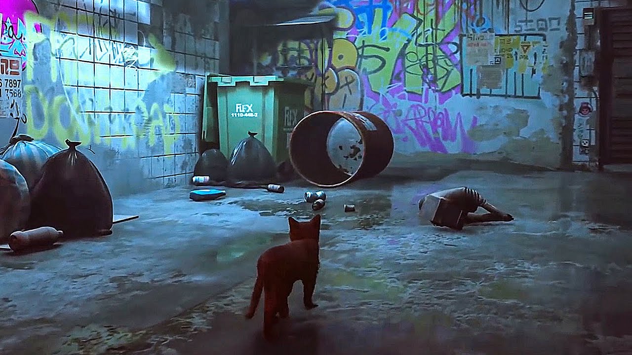 STRAY Gameplay Demo (Cat Game 2022) 4K 