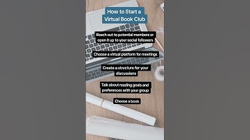 How to Start A Virtual Book Club