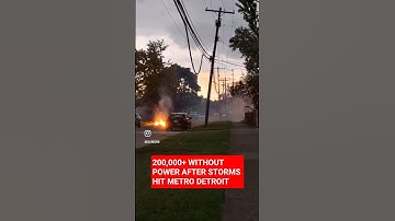 VIDEO: 200,000+ WITHOUT POWER, WIRES & TREES DOWN