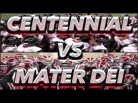 Mater Dei vs Centennial CIFSS Playoffs 2014 : UTR Highlight Mix