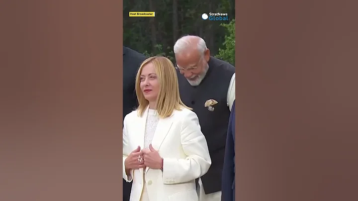 Leaders pose for 'family photo' at G7 summit in #Canada | #shorts #G7 #g7summit2025