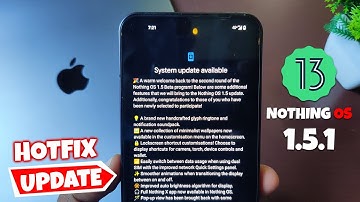 Nothing OS 1.5.1 Beta Hotfix Android 13 Update Released for Nothing Phone (1)