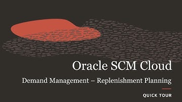 Demand Management - Replenishment Planning