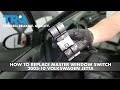 How To Replace Master Window Switch 2005-10 Volkswagen Jetta
