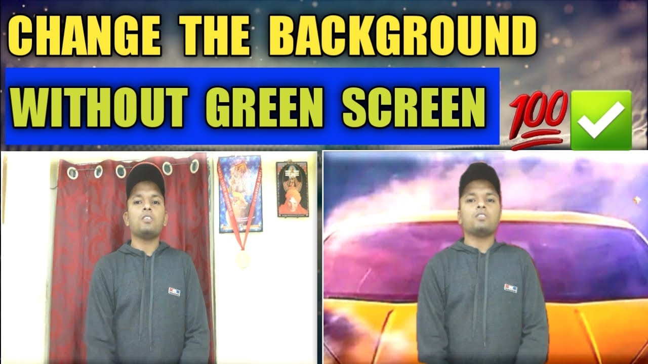 Change The Background Without Green Screen - YouTube
