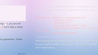 How to Properly Add an Empty Array as a Query Parameter in Java Using Ning HTTP Client