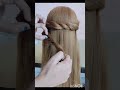 trending hairstyles 😍#hairstyle #easy #simple #shorts