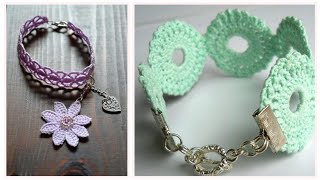 Mind-blowing Attractive Stunning Hand Made Crochet Knitting Free Wrist Bracelet Free Ideas