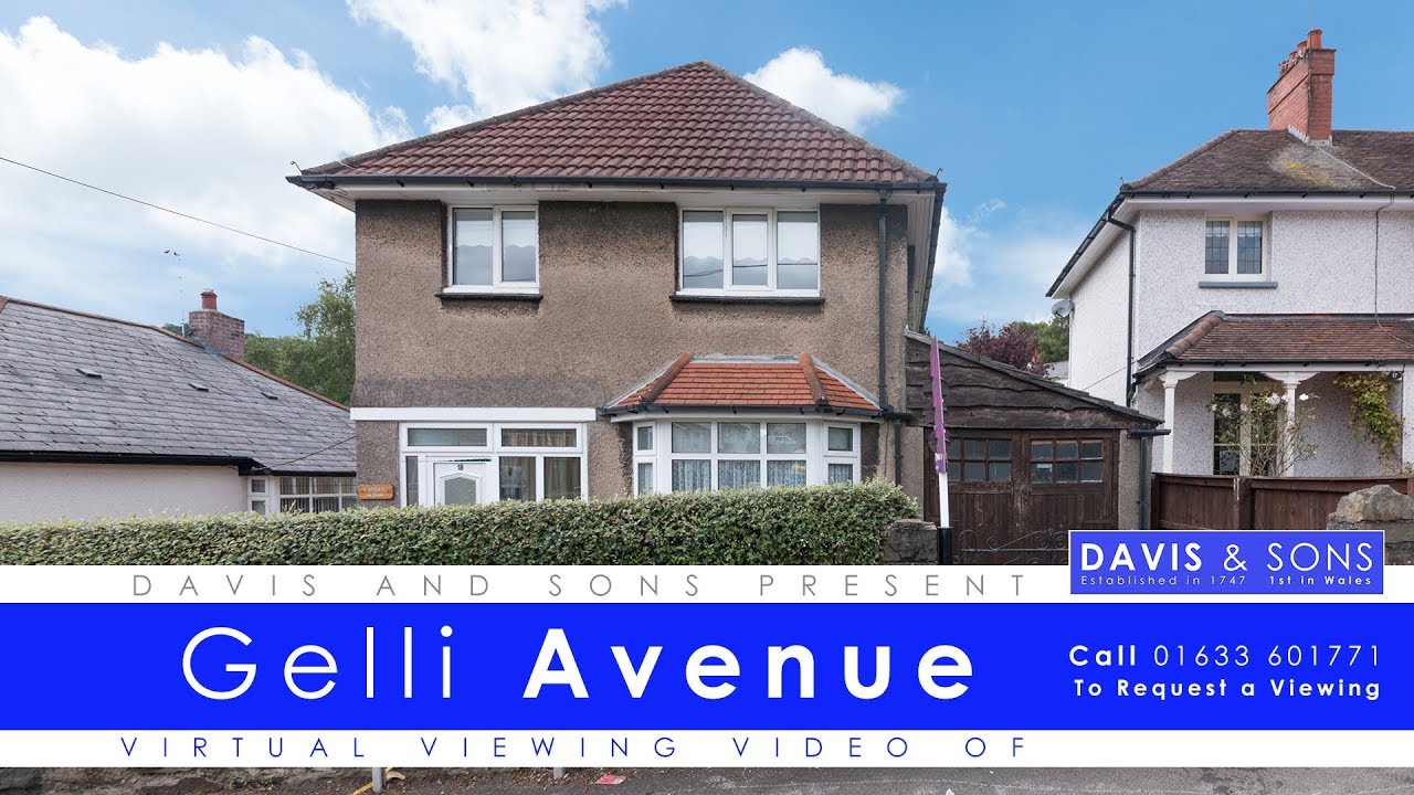 Davis & Sons Gelli Avenue House For sale Call 01633 601771 YouTube