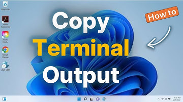 Sla de uitvoer van de terminalopdracht op in een tekstbestand