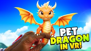 I Have a PET DRAGON In VR! - Draconite VR Gameplay screenshot 4