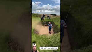 Unreal hole out 😱 #golf #golfshorts #amazing #amazinggolf