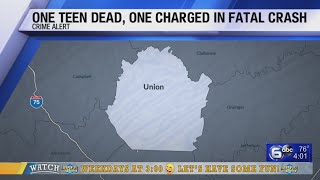 One teen dead, one charged in fatal crash in Union County