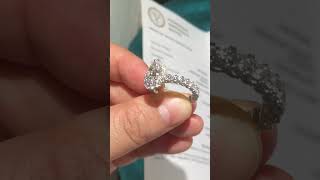 1.55ct lab diamond ring jewelry diamond labgrowndiamond labgrownjewelry goldring woman jewelry