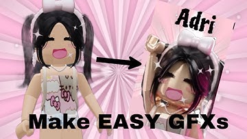 Make an EASY and GLOSSY GFX! Easy GFX tutorial!