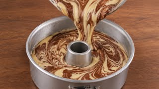Easy Chocolate Cake in 5 Minutes! | Soft & Delicious Marble Cake screenshot 5