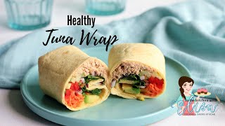 How To Make Tuna Wrap {fast recipe} - The Tortilla Channel