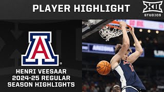 Henri Veesaar 2024-25 Regular Season Highlights | Big 12 Basketball