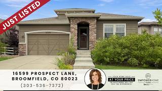 16599 Prospect Ln, Broomfield, CO 80023 | Stunning Anthem Highlands Ranch with Mountain Views