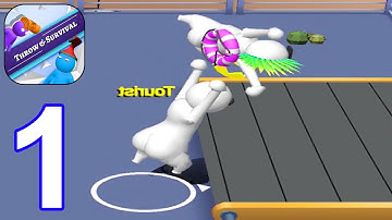 Throw & Survival - Gameplay Part 1 All Levels Tutorial How To Play Game (Android, iOS)