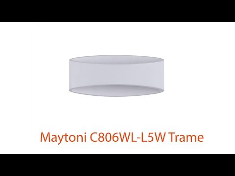 Видеообзор Maytoni C806WL-L5W Trame Видеообзор Maytoni C806WL-L5W Trame
