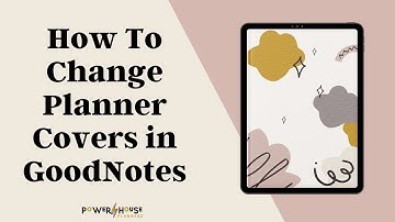 How To Change Document Cover In GoodNotes Digital Planners | Add A Cover To GoodNotes Planner