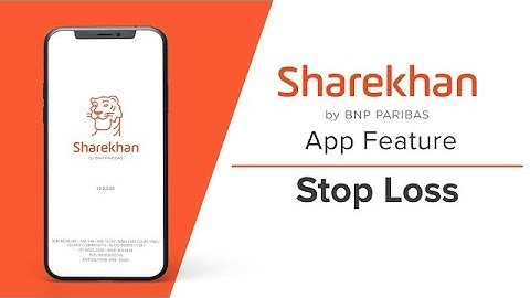 How to Place Stop Loss in Sharekhan | Stop Loss In Sharekhan