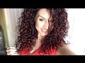 4 Everyday EASY Curly Hair Styles | My famous CURLY bun