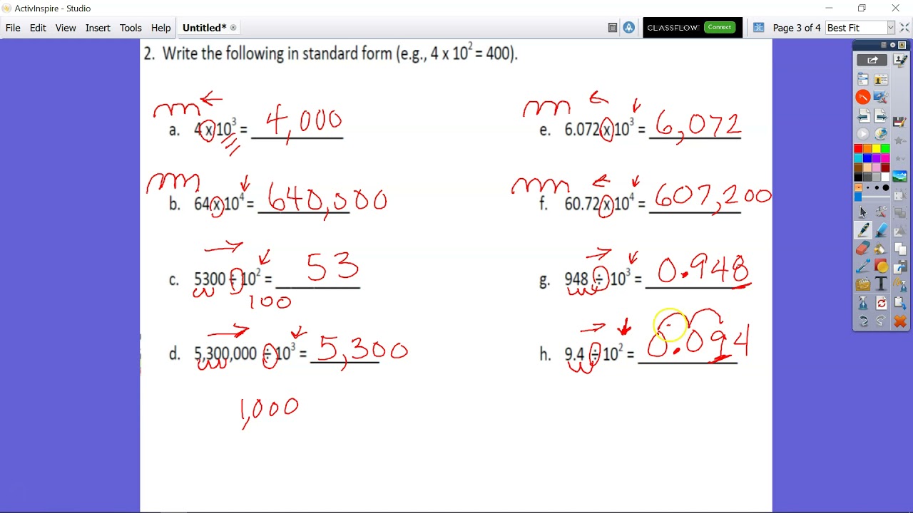 eureka math grade 5 lesson 3 homework 5.1 answer key